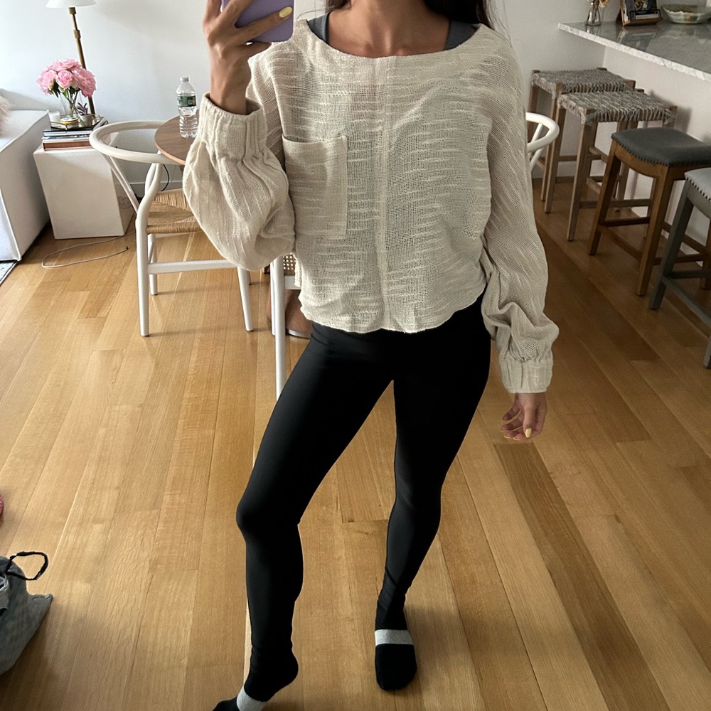 Free people crop pullover